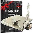 TitanRF Faraday Fabric Kit Includes 44"W x 36"L TitanRF Fabric + 36"L TitanRF Tape + Instructions. Military Grade Conductive 