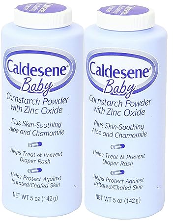 caldesene baby cornstarch powder with zinc oxide