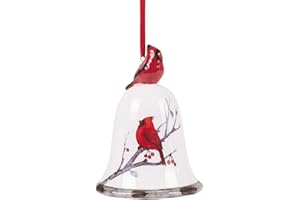 Regency International 6" Dolomite Cardinal Bell Ornament