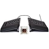 KINESIS Freestyle Edge RGB Plus Split Mechanical Keyboard | Hotswap Tactile Switches | RGB | Ergonomic | Detachable Palm Support | Fully Programmable | Mac Keycaps Included | Lift Kit Included