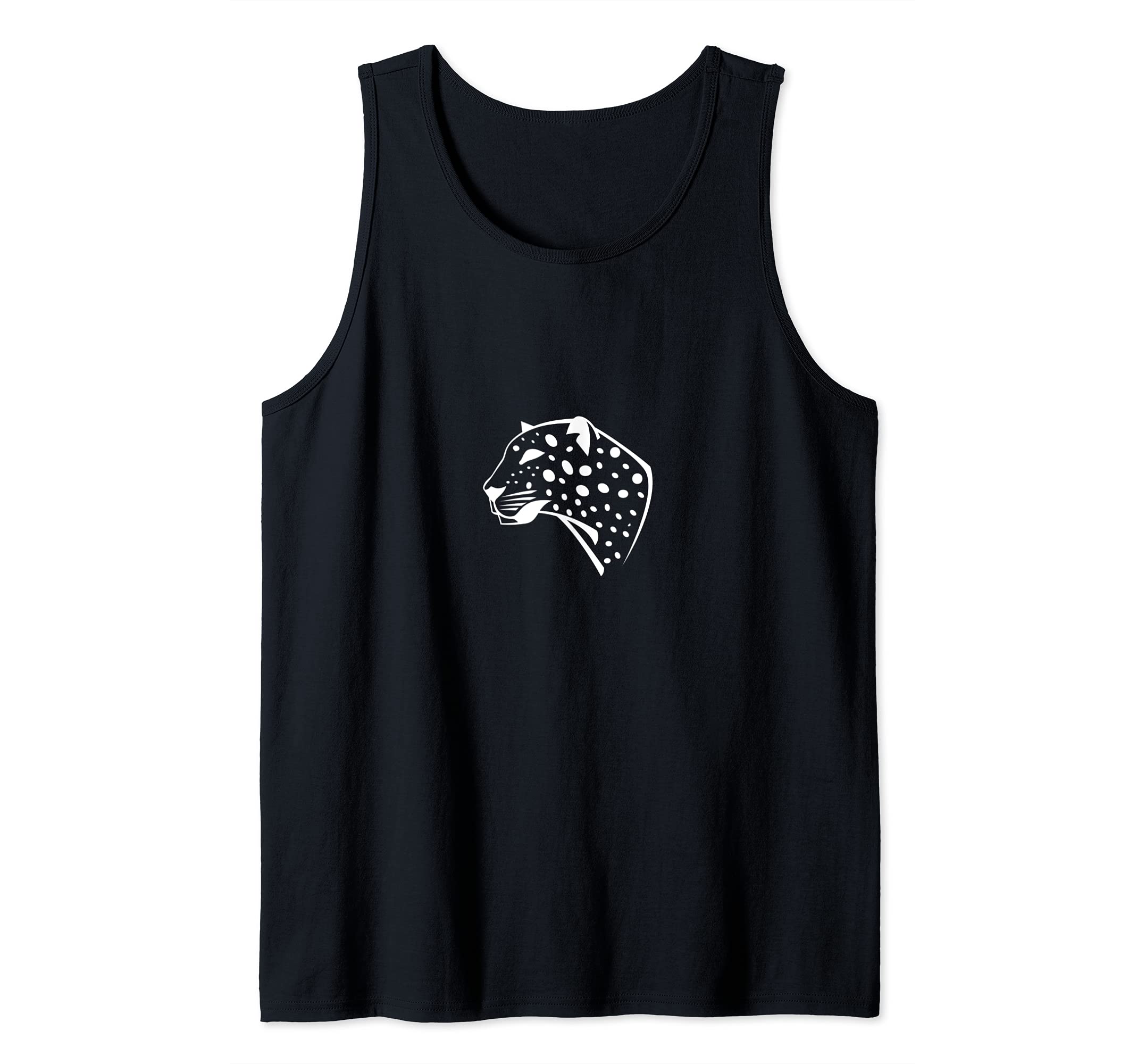 Leopard leopard head safari in Africa and Asia Tank Top