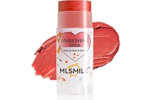 TAYNING Red Hair Dye Stick, Temporary Hair Color Wax, Washable Hair Dye for Adults, Non-Sticky, Temporary Hair Color Chalk Makeup Gifts for Halloween, Christmas, Cosplay Party, Crazy Hair Day