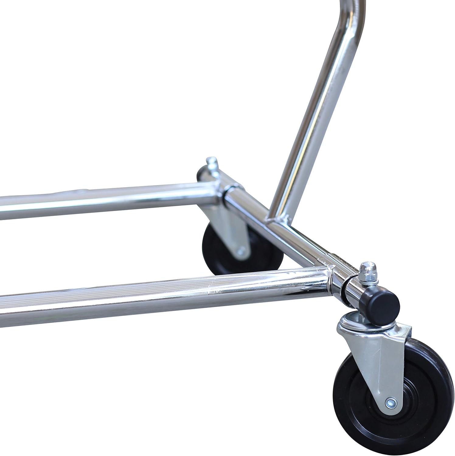 Simple Houseware Heavy Duty Clothing Garment Rack, Chrome: Home & Kitchen