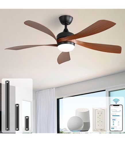 Amazon.com: Wind River Fans Elan 60 Inch Walnut Ceiling Fan