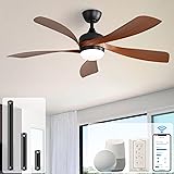 Sofucor 52" Smart Ceiling Fan, Indoor/Outdoor