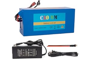 CAO MM 36V Battery, (2-5 Days Delivery from California) 10AH/ 14AH/ 16AH/ 20AH Lithium Battery Pack Li ion Battery for 200-1000W Motor Electric Bike Bicycle Scooter