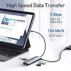 USB C Docking Station Dual HDMI Monitor, USB C to