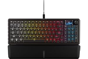 CORSAIR Vanguard 96 Wired Mechanical Gaming Keyboard – 96% Layout, MLX Fusion Tactile Switches, 8000Hz Polling, LCD Display, 