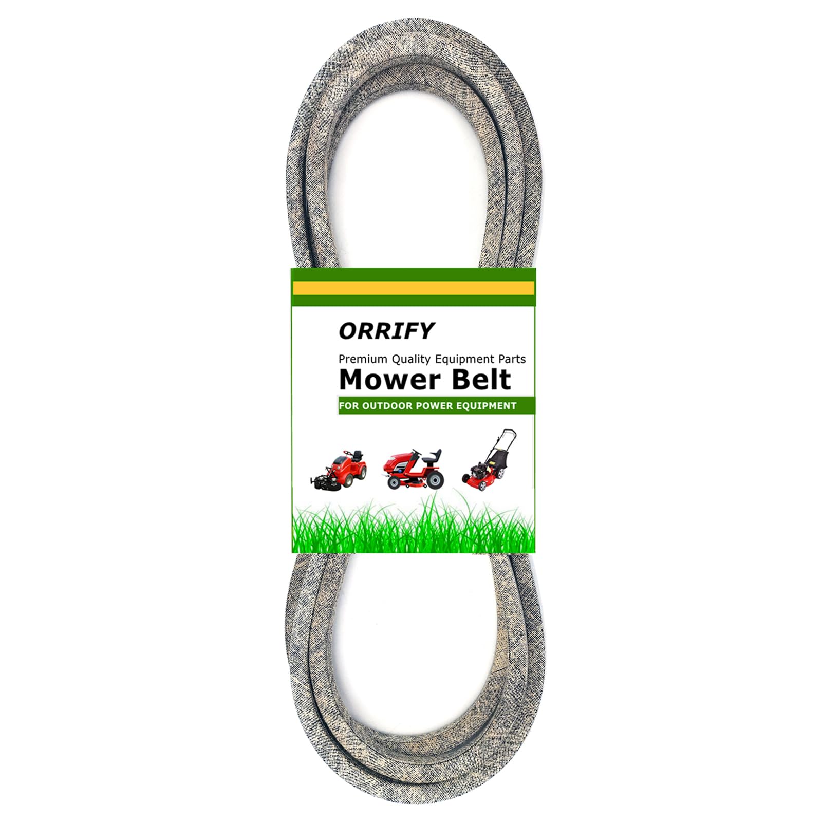Photo 1 of ORRIFY Aramid Cord Lawn Mower Deck Belt 1/2 X 127.38 inch for Hustler 793893 Mini FasTrak with 42" Deck 927343 927350 927368, for Ariens 07219600, for Gravely 011216 051213 07219600 07226600