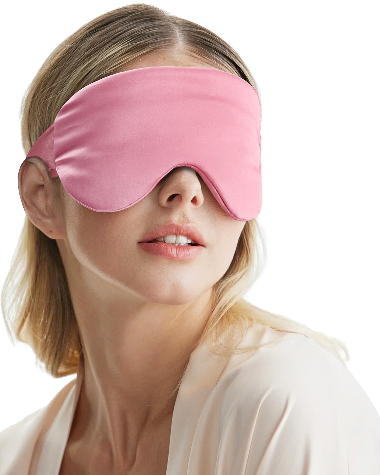 Photo 1 of Cooling Eye Mask for Eye Care - Great Self Care Gifts for Women - Migraines Headache Relief Ice Pack Mask Products - Cold Compress for Puffy Eyes - Birthday Gifts Mom Grandma Sister Teacher (Pink)