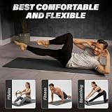 KK Yoga Mat 15mm Thick NBR Non-Slip with Carry Strap Black Blue Purple view 7