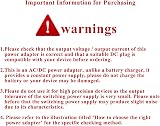 AmzFwing 24V 1A Power Supply Adapter 100-240V AC to DC 24W Transformer view 6