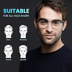 racico Computer Blue Light Blocking Glasses Blue