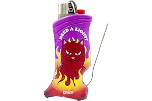Toker Poker - Bic Lighter Case Multi Tool, Rip N Dip Lord Savior Collection - All Inclusive Tool for Camping and Other (Welcome to Heck)