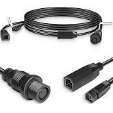 yourour Replacement for Humminbird &lrm;720107-1, 9 M360 2DDI Y - MEGA 360 &amp; 2D/MDI Y Cable, Transducer Extension Cable Compatible with MEGA 360 Transducer and Helix 8,9,10,12,15 Series Fish Finders