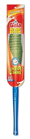 Gala - 145020 No Dust Floor Broom Synthetically engineered bristles Blue