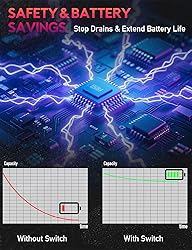 500A Smart Battery Disconnect Switch 12V with