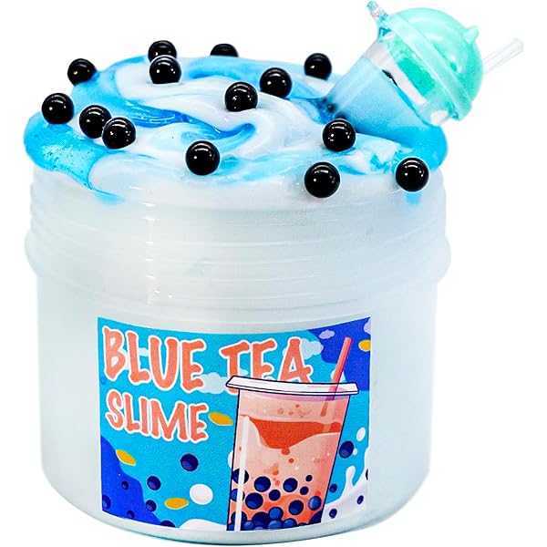 Amazon.com: Tototang slime-pink bubble tea themed slime(7oz