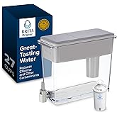 Brita UltraMax Large Water Dispenser With Standard Filter, BPA-Free, Reduces Copper, Cadmium and Mercury Impurities, Lasts 2 