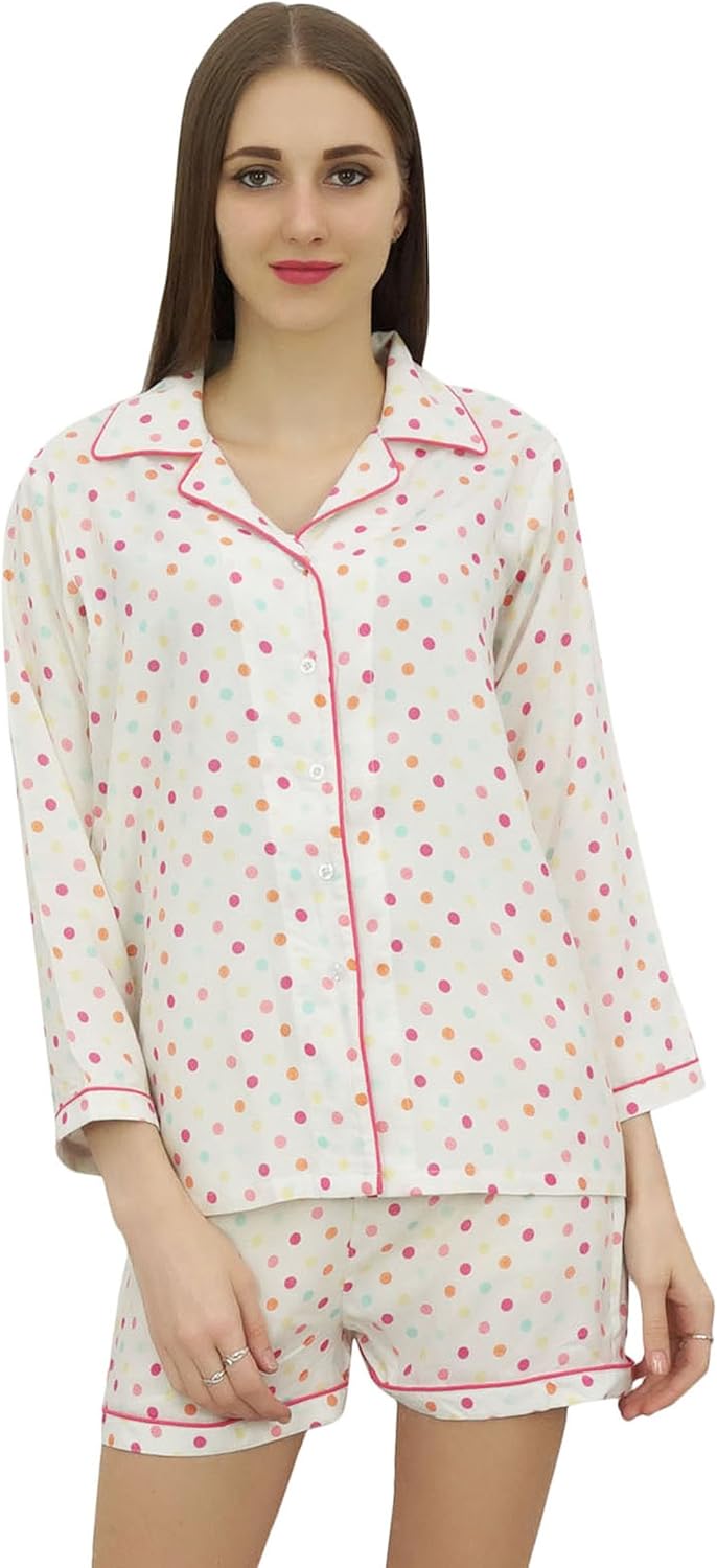 polka dot night suit