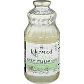 Lakewood, Organic Aloe Vera Leaf Juice, 32 Fl Oz (Pack of 1)