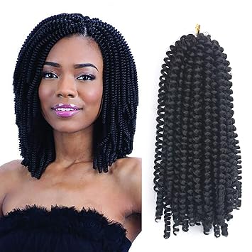 Amazon Com Eerya Afro Spring Twist Crochet Braids 3 Pack Bomb