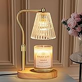 seenlast Candle Warmer Lamp with Timer Dimmer Adjustable Height for New Home Bedroom,Mothers Day Gifts,Vintage Home Decor for