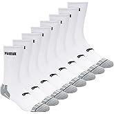 PUMA mens Men's Crew Socks (8-pack)