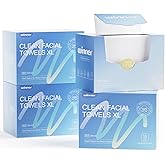 Winner Face Towels, 100% USDA Biobased Facial Towelettes XL, Disposable Face Towel for Sensitive Skin, Ultra Soft Makeup Remover Dry Wipes, Odor-Free, 220 Count, 4 Pack