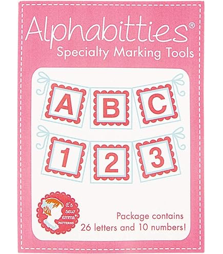 Amazon.com: Sew Emma Alphabitties Specialty Marking Tools
