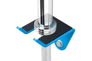 IRONVIB Wall-Mounted Gym Organizer, Resistance Band Storage Rack, Barbell Holder Wall Mount, Dumbbell Storage, Home Gym Accessories Holder