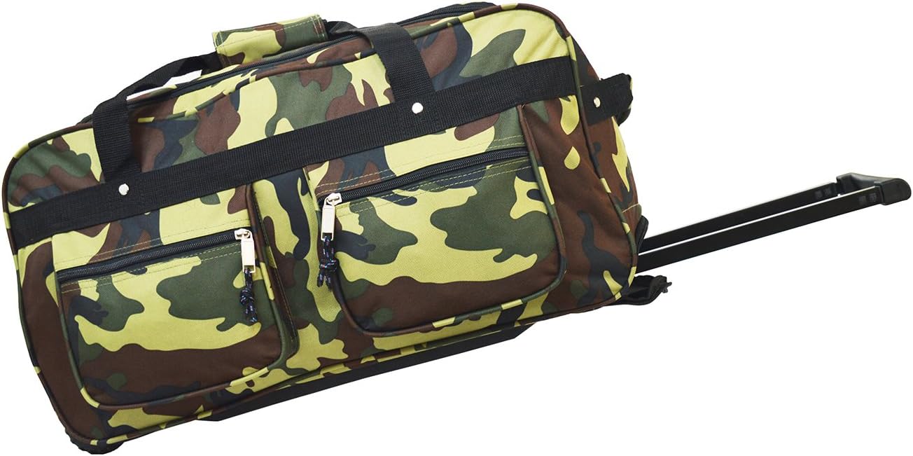 camouflage duffle bag