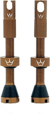 Peaty's x Chris King MK2 Tubeless Valves 7075 Aluminium 42mm Bourbon