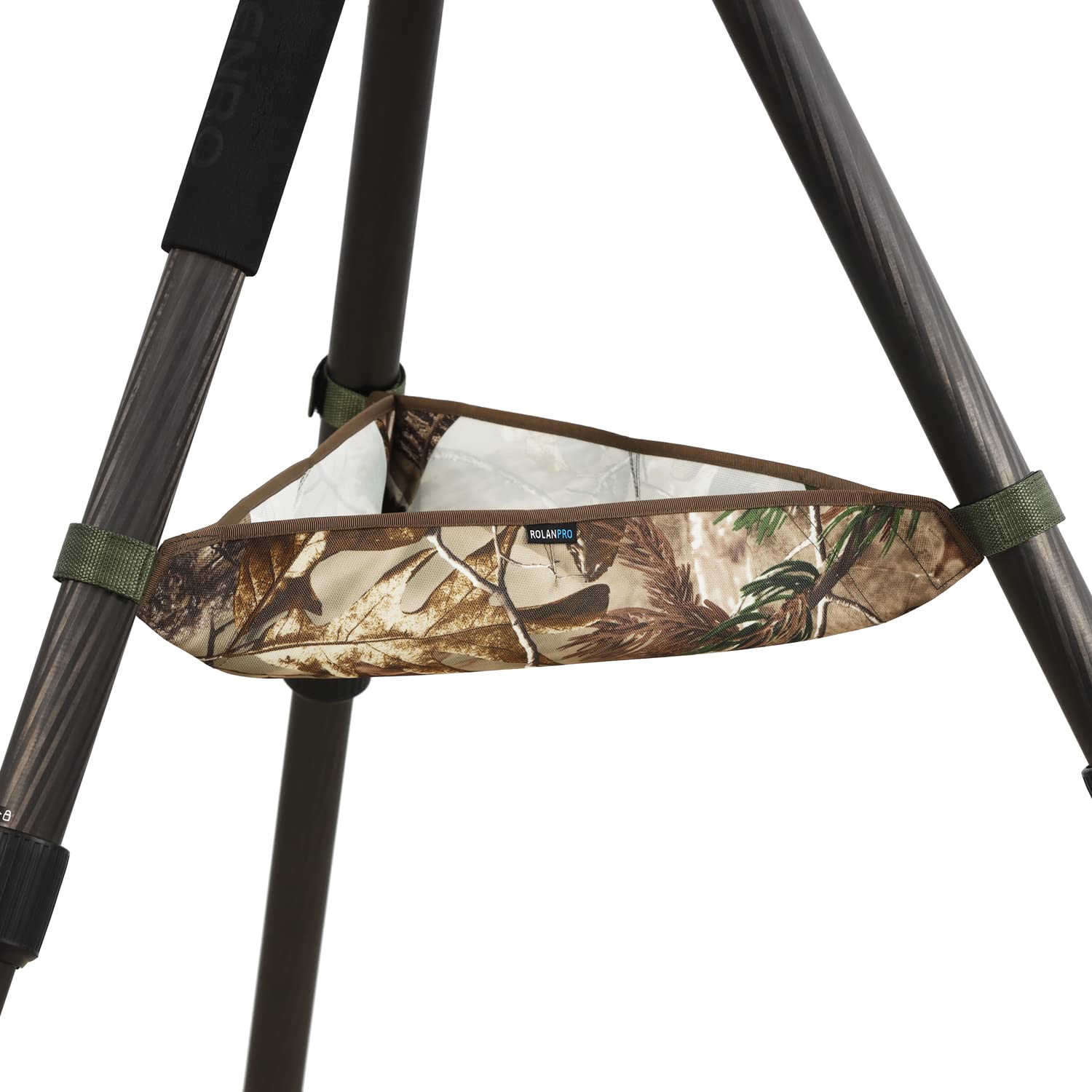 Rolanpro Tripod Stone Bag Case for Benro Triopod Velbon LVG Multi-Function Tripod Butler Stone Pouch Bag-#3 Jungle Camouflage