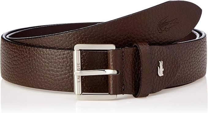 Amazon ラコステ ベルト 公式 Lacosteロゴローラーバックルベルト メンズ Plm0604 ダークブラウン 日本 000 Free サイズ ベルト 通販