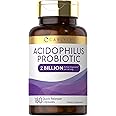 Carlyle Acidophilus Probiotic for Women & Men's Digestive Health | 2 Billion CFU | 180 Quick Release Capsules | Non-GMO & Gluten Free