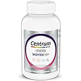 Centrum Minis Silver Women's Multivitamin, Women 50 and Over, 280 Tablets | Contains Vitamin D3, B Vitamins, Calcium, and Antioxidants, Non-GMO Ingredients, Supports Memory and Cognition, GLP-1 Support