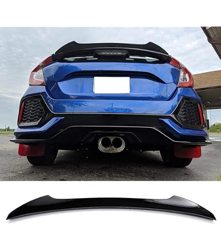 ZXMT HighKick Duckbill Trunk Spoiler – 2016-2021 Honda Civic 4DR Sedan, Glossy Black, ABS Plastic