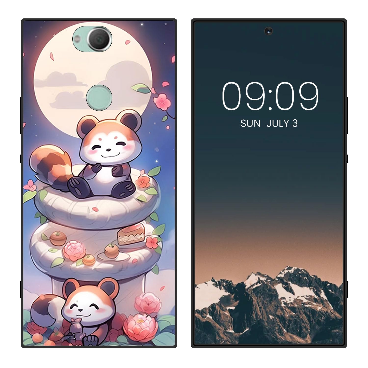 WUACYEAMING for Sony Xperia XA2 Plus Cute Case,Soft