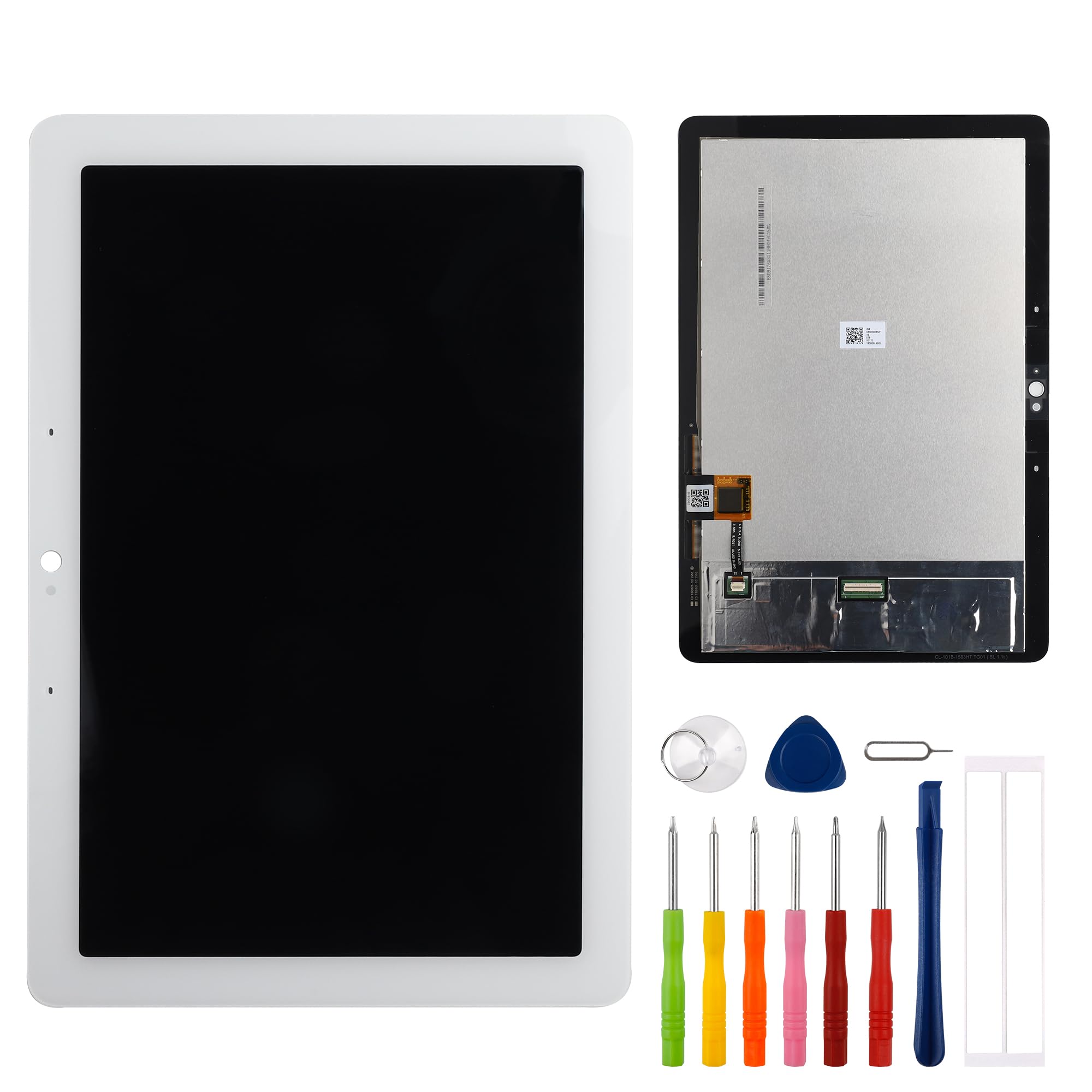 Photo 1 of E-yiiviil Replacement LCD Display Touch Screen Digitizer Assembly Compatible with Google Nest Hub Max 11" with Tools?White?
