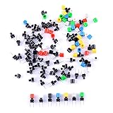 Cylewet 70Pcs 6×6×8mm Momentary Tactile Tact Push