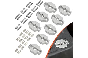 AUTOVIC Heavy-Duty ATV Tie Down Anchors Kit Aluminum Anchor Accessories for CF Moto UTV/ATV Low-Profile Design Stronger Clamp