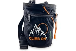 Chalk Bag + Ball for Rock Climbing, Bouldering, Top Rope | Climb On
