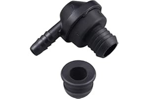Amavoler Power Brake Booster Vacuum Check Valve with Grommet Fit for AUDI A1 A3 S3 8P VW Beetle Caddy 2k Golf 5 6 Jetta sportwagen Polo EOS Touran.OEM#:34331161300,030103175B.