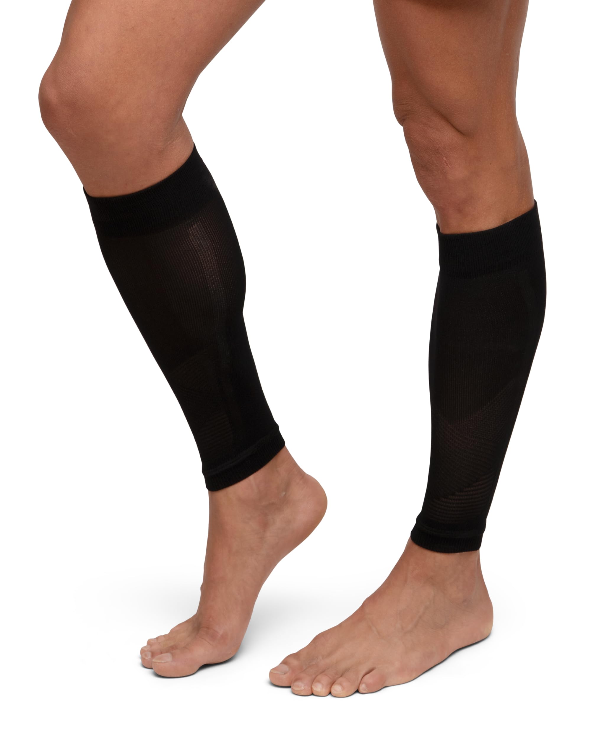 DANISH ENDURANCE Calf Compression Sleeve, 21-26 mmHG, Calf Support, for Men & Women, Unisex, 1 or 3 Pack, Black 1-pack, XXL