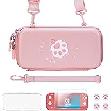 Amazon.com: Geekshare Cute Paw Switch Lite Travel Carrying Case ...