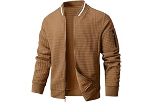 Wizoat Mens Casual Jacket Lightweight Jacket Varsity Coat