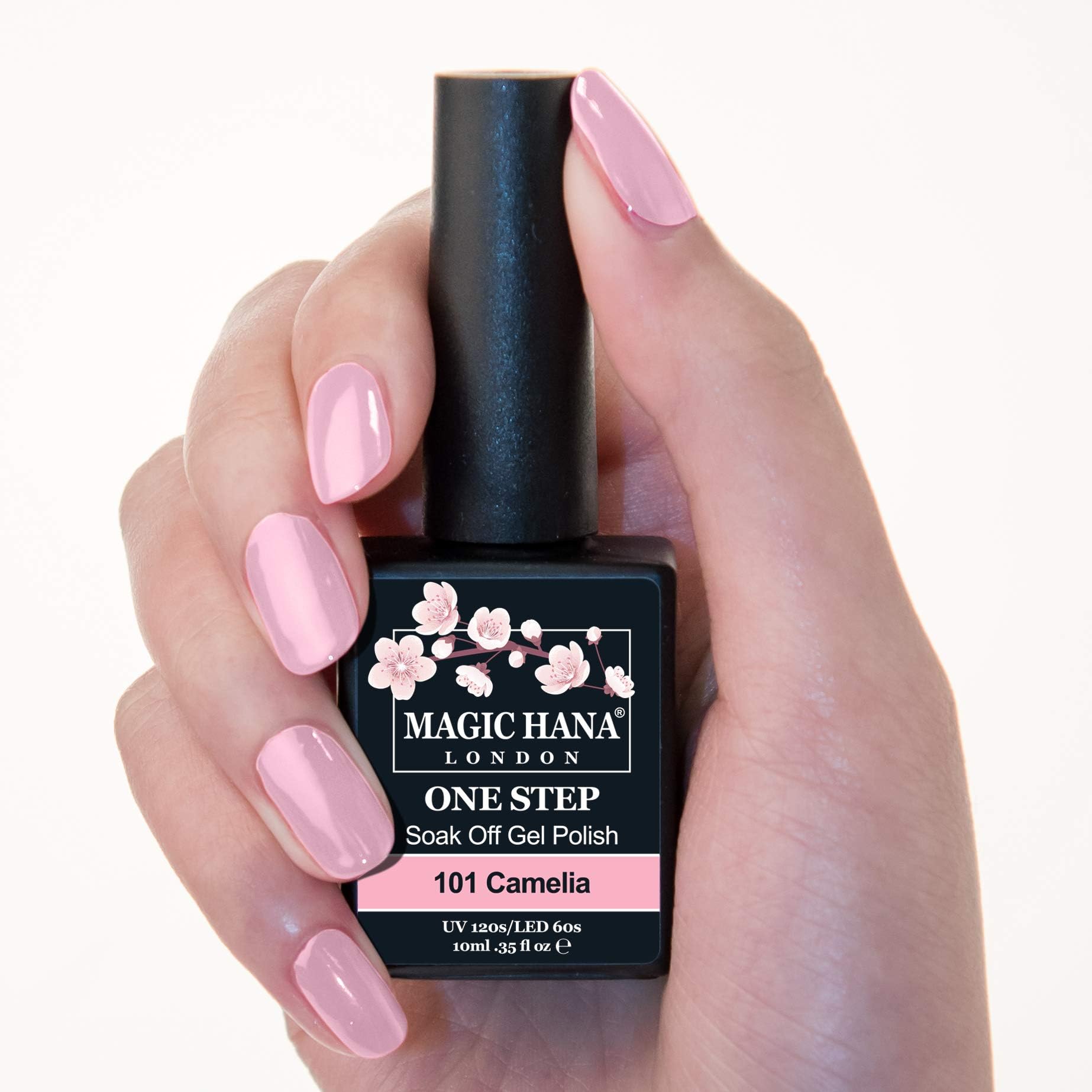 50% OFF! One-Step Soak Off UV/LED Nail Gel Polish Gel Varnish Light Pink 10ml (No Base Coat and Top Coat Needed)