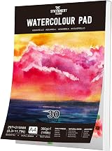 ISLAND Watercolour A4 Pad 30 Sheets 300gsm Cold Pressed view 1