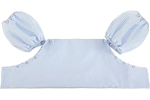 THOVSMOON Toddler Kids Gingham Seersucker Flotation Device Cover Baby Swim Puddle Jumper Cover Life Jacket/ Life Vest